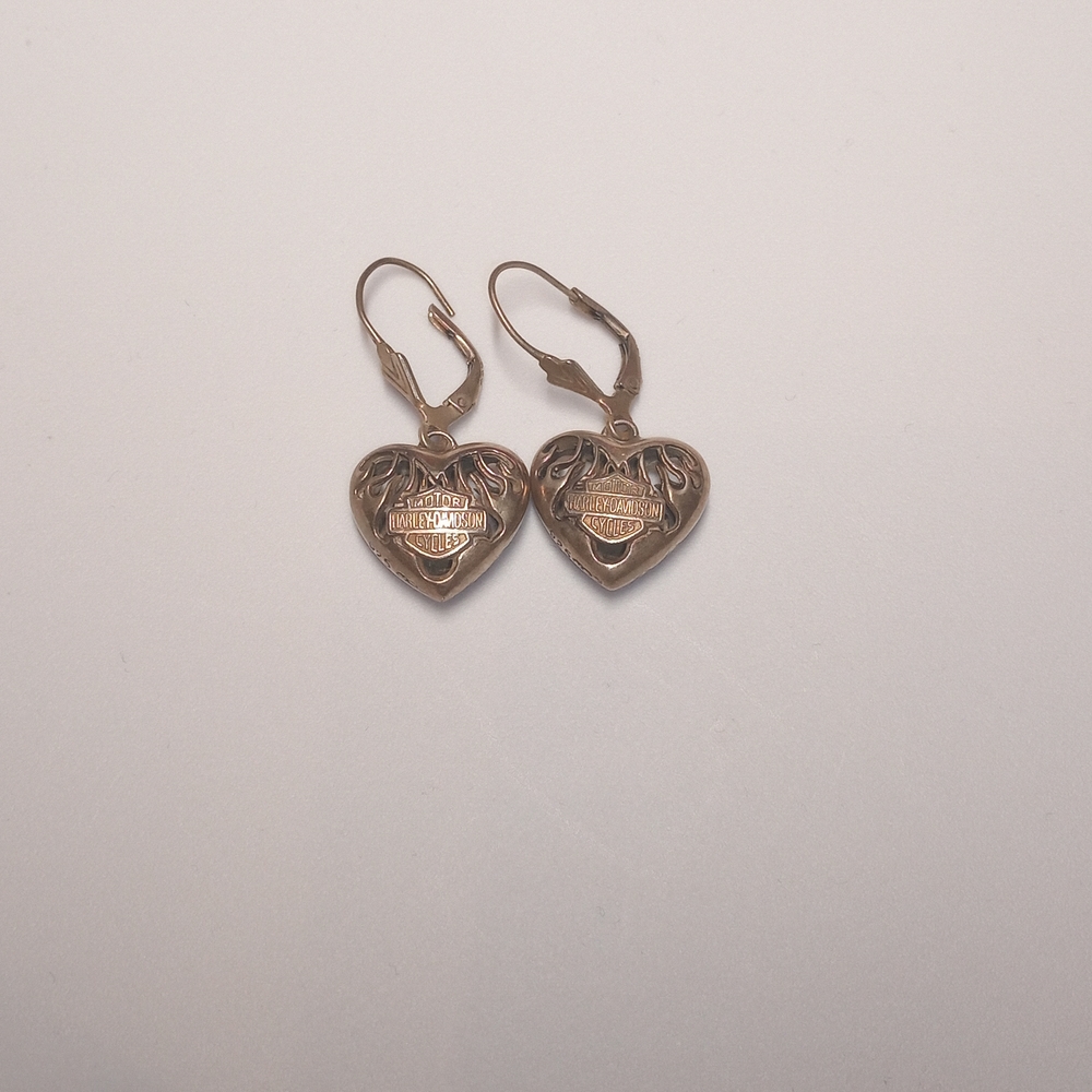 Harley Davidson Sterling Silver Earrings